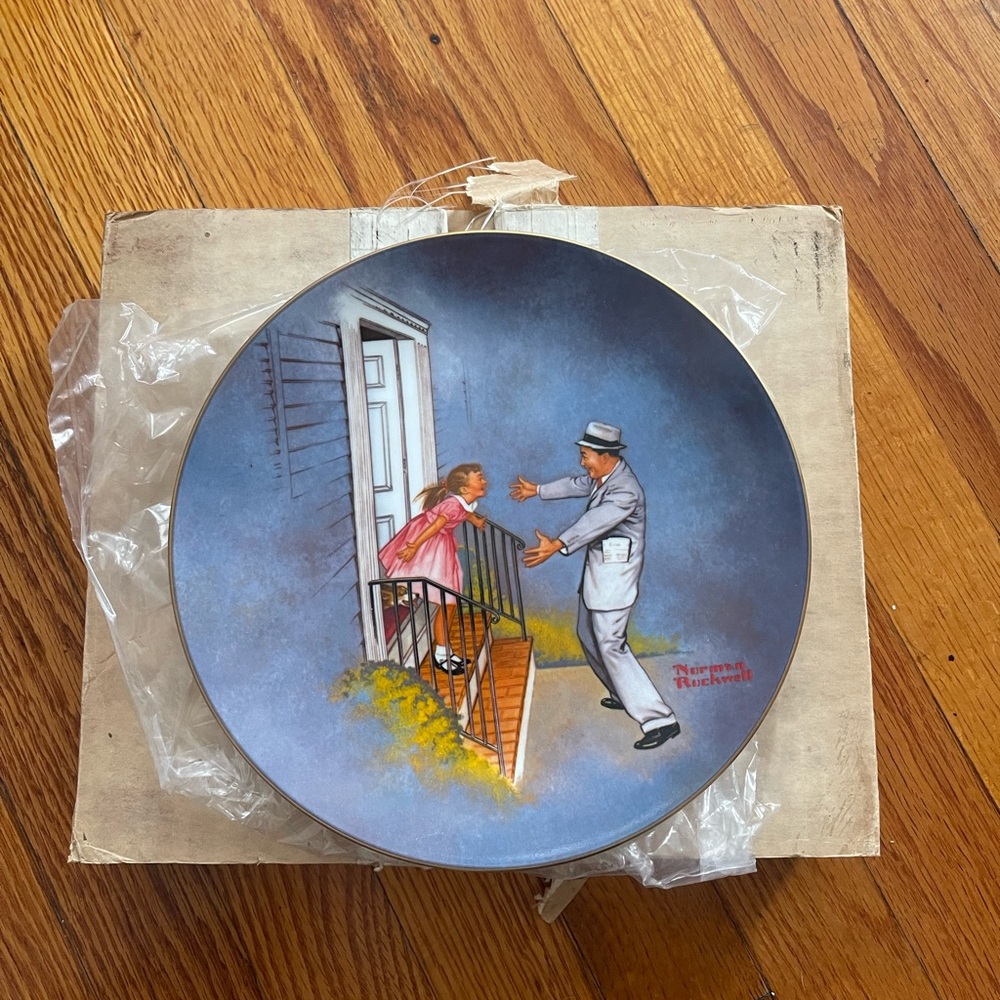 Strictly Limited edition Norman Rockwell Plate